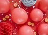 Balony Eco 30cm metalizowane, czarny (1 op. / 10 szt.)