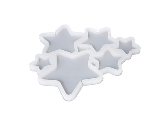 Silikonowa forma gwiazdki z otworami na patyczki do lizaków