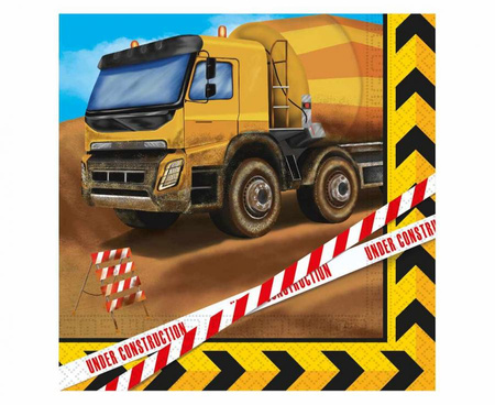#ZSE Serwetki papierowe Construction, 33x33 cm, 20 szt.