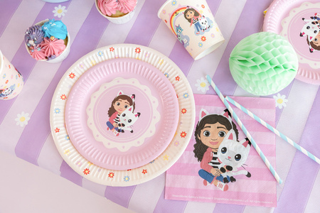 Talerzyki Koci Domek Gabi, mix, 18 cm (1 op. / 6 szt.)