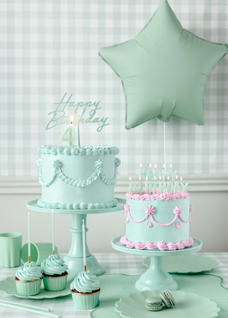 Balon Kula, 40cm, transparentny fiolet