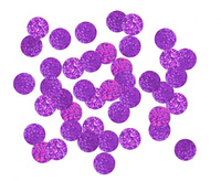 #DEKO Konfetti foliowe B&C Kółeczka, 2 cm, 250g, holograficzna purpura KK