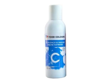 Tusz spożywczy do drukarek NIEBIESKI 100 ml Food Colours