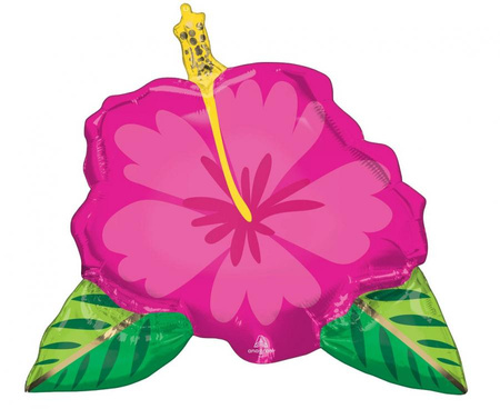 #BFK Balon foliowy Super Shape Beautiful Tropical Hibiscus, 63 x 68 cm