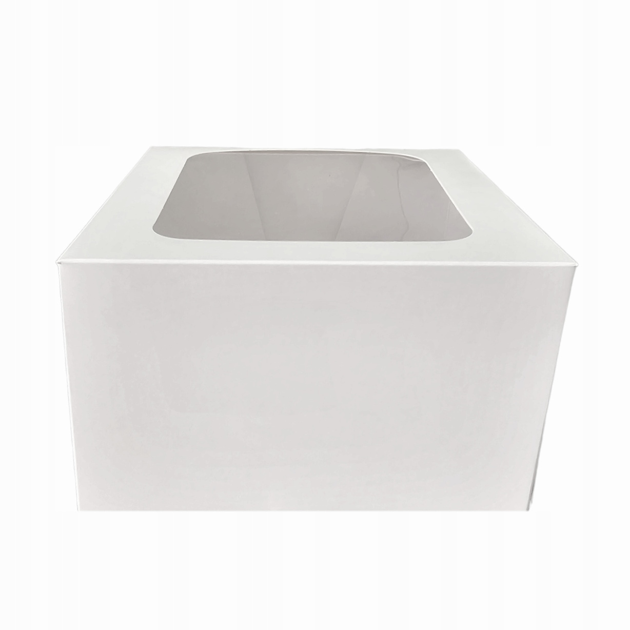 Białe pudełko na muffinki gotowe do personalizacji logotypem lub naklejką