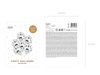 Balony 30cm, IHS, Metallic Pure White (1 op. / 6 szt.)