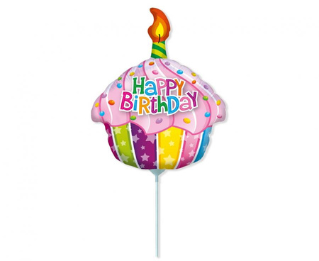 #BFK Balon foliowy 14" FX - Urodzinowa Muffinka, niepakowany