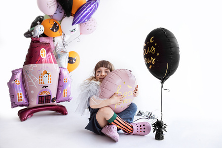 Balon foliowy Bride kwiaty 45cm, biały