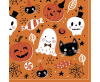 #ZSE Serwetki pap. Orange Halloween Booo, 33x33 cm, 20 szt.