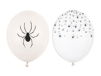 Balony 30 cm, Pająki, mix (1 op. / 50 szt.)