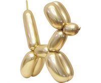 #BL Balony do modelowania Beauty&Charm, platynowe j. złote, 50 szt.