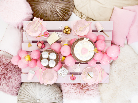 Balony Strong 12cm, Metallic Candy Pink (1 op. / 100 szt.)