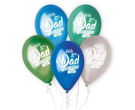 #BL Balony Premium Hel Father’s day, 12 cali/ 5 szt. KK