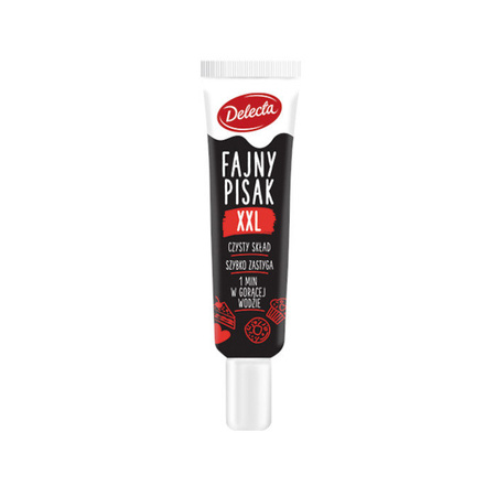 Fajny pisak XXL CZARNY do dekoracji 30g Delecta