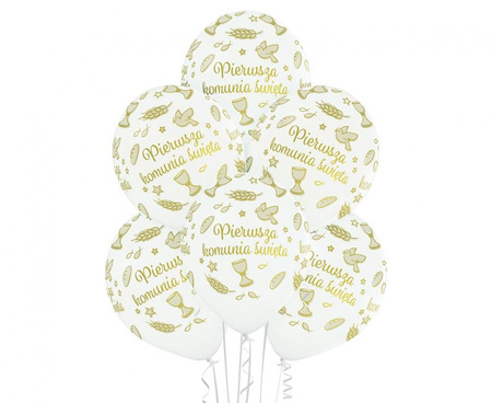#BL Balony D11 I Komunia PA 002 1C5S, 6 szt.