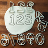 Wykrawacze cukiernicze do dekoracji CYFERKI 0-9 WZ.I KicCake