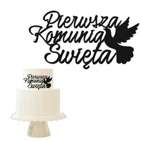 Decor na bok tortu KOMUNIA ŚWIETA WZ.B