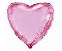 #BFK Balon foliowy 18" FX - Serce (b. jasnoróżowe), pakowany