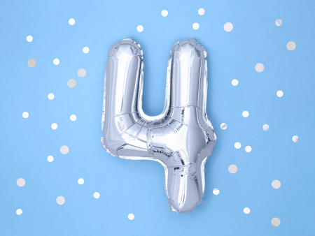 Balon foliowy Litera ''X'', 35cm, złoty