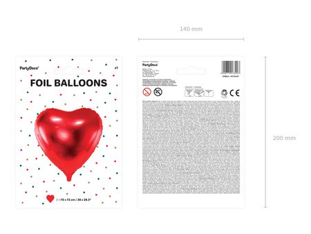Balony Rainbow 30cm metalizowane, czarny (1 op. / 100 szt.)