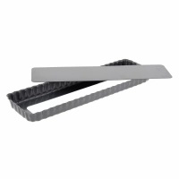 Forma cukiernicza prostokątna do tarty mazurka 36 x 10 cm DE BUYER