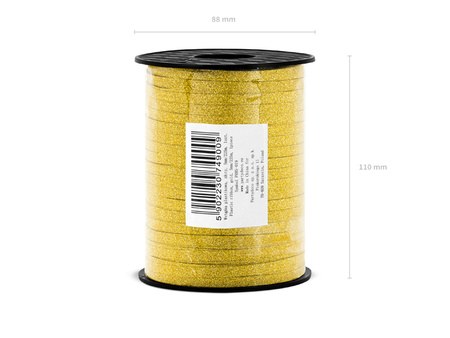 Wstążka plastikowa, błękit, 5mm/225m