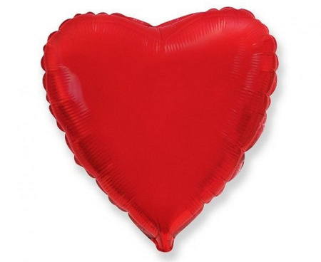 #BFK Balon foliowy 18" FX - "Serce" (czerwone), pakowany