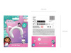 Balon foliowy Kocie uszy Gabi, 21.5x21 cm, mix (1 op. / 6 szt.)
