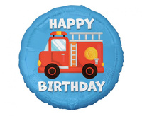 #BFK Balon foliowy Straż pożarna (Happy Birthday), 18 cali KK