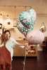 Balony Eco 33 cm, Cyfra '' 6 '', jasny złoty (1 op. / 6 szt.)