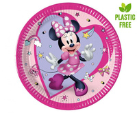 #ZTA Talerzyki papierowe Minnie Junior, next generation 20cm, 8 szt. (plastic-free)