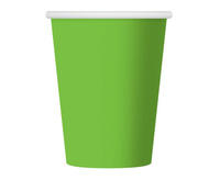 #ZKU_GD Kubeczki pap. jednokolorowe pistacjowe, 250 ml/ 6 szt.