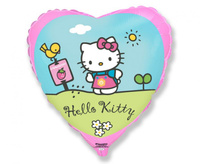 #BFK Balon foliowy 18" FX - Hello Kitty w ogródku, niepakowany