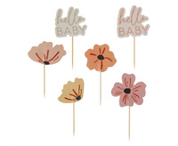 #DEI Pikery papierowe do ciast, 10 x 5,5 cm, 12 szt.