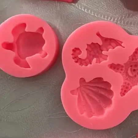 Forma silikonowa do dekoracji masy cukrowej czekolady ŻÓŁW