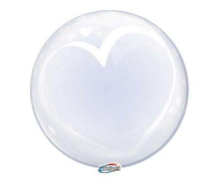 #BFK Balon Takara Bubble Balloon - Serca i serduszka, 400 mm/ 10 szt. (rozm. QL 18,5") KK