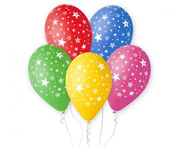 #BL Balony Premium "Gwiazdki", 12"/ 5 szt.