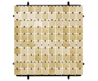 #DEI Panel dekoracyjny szampański, czarne tło typ B, 30x30 cm/ 100 kwadratów