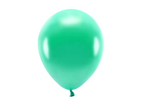 Balony Eco 26cm metalizowane, zielony (1 op. / 10 szt.)