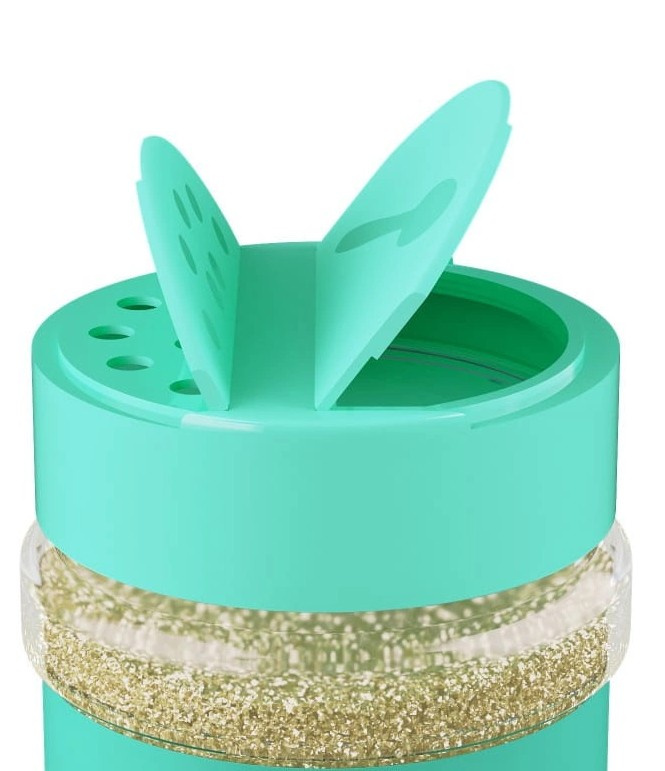 Praktyczne otwarcie i dozownik w opakowaniu smakowego cukru do waty cukrowej waniliowego