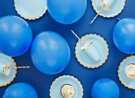 Balony UV 27cm, BOO!, mix (1 op. / 3 szt.)