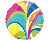 #BFK Balon foliowy 18" SHP -  Vibrant macro marble