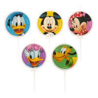 ŚwieczkI urodzinowe Myszka Mickey i przyjaciele 5 szt. DeKora