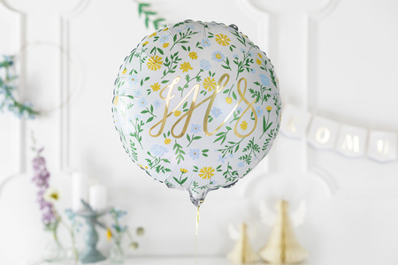 Girlanda balonowa ze stelażem Serce, różowy, 160 cm