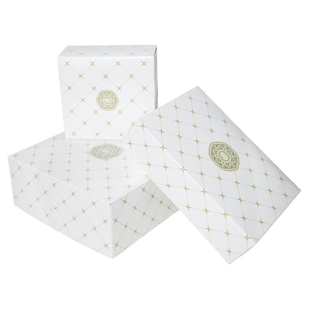 Pudełko na ciasto 25x18x10 cm ROZETA