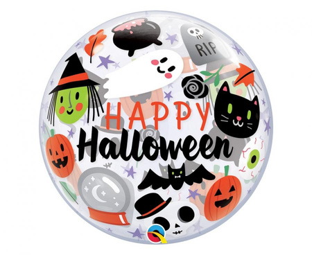 #BFK Balon foliowy 22" QL Bubble Poj. "Everything Halloween" KK