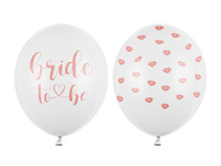 Balony 30 cm, Bride to be, mix (1 op. / 50 szt.)
