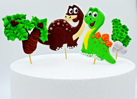 Figurki na tort DINOZAURY 2D WZ. II Slado