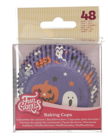 Papilotki do muffinek SPOOKY HALLOWEEN 48 szt. FunCakes