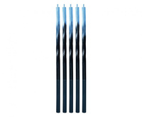 #SU Świeczki B&C Świderki Ombre, niebieski/czarny, 5x5x150mm, 5 szt.
